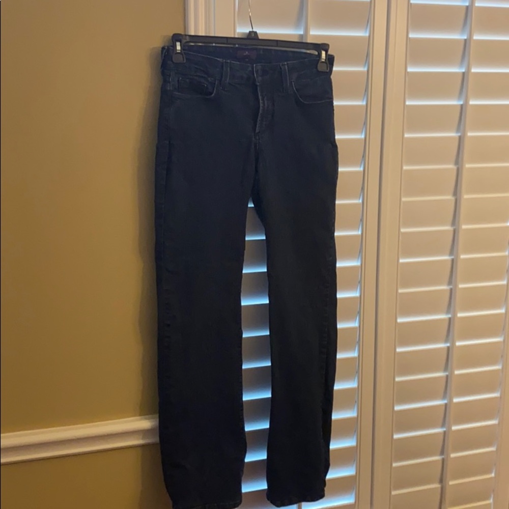 Bootcut blue jeans